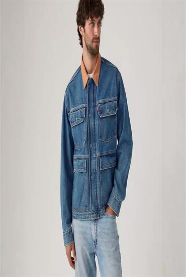 Jackets-Med Indigo - Worn In-MEN